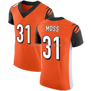 American Football Elite Spieler Trikot Herren Cincinnati Bengals Chase 30 Andrei Iosivas 5 Tee Higgins 31 Zack Moss - Product Image 5