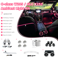 Kit d'amélioration de l'intérieur C-class W205 avec haut-parleur rotatif 4D, sortie d'air et éclairage d'ambiance pour Mercedes Benz GLC X253 C43 C63 C260