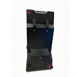Bornes d'arcade rétro de combat vidéo personnalisables de 32 pouces à monnayeur, double joystick, 2 joueurs, avec fonction de poussée de pièces universelle - Product Image 6