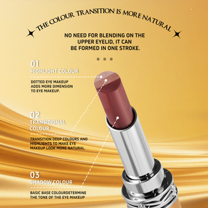 Barra de sombra de ojos 3 en 1 con brillo y difuminación, resistente al agua, fórmula de larga duración para un look de ojos instantáneo y sin esfuerzo - Product Image 5