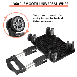 JX Venta al por mayor Carro telescópico plegable con mochila Mochila Asa de equipaje Bolsa de viaje y de compras - Product Image 2