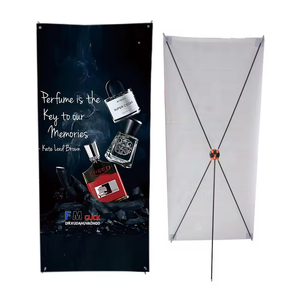 Flex x <span class=keywords><strong>baner</strong></span> đứng tùy chỉnh x Đứng hiển thị biểu ngữ nhôm Cmyk in kỹ thuật số biểu ngữ là viết tắt của hiển thị - Product Image 6