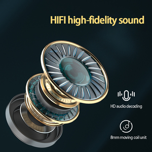Idées — écouteurs sans fil <span class=keywords><strong>Hifi</strong></span> 9D stéréo Led, oreillettes de Type C M22, à affichage numérique, nouveau produit - Product Image 5