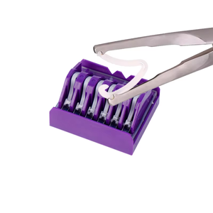 Klip buaya hemostatik polimer sekali pakai untuk prosedur bedah laparoskop manuran instrumen bedah - Product Image 3