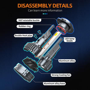 Empaque Personalizado SFIDA <span class=keywords><strong>V11</strong></span> 6000K 12V Faros LED para Automóvil - Ajuste Universal 55W 5500 Lúmenes 2 Años de Garantía H4/H7/9005/9006 Niebla - Product Image 5