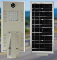 Caméras CCTV sans fil 90W 50W 30W 120W 4G avec carte SIM, contrôle intelligent, lampadaire solaire LED tout-en-un