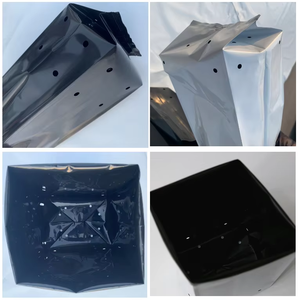 Bolsa de vivero de plantas blancas y negras de 30 galones, bolsa de plástico para maceta LDPE, bolsas de plantación de plántulas de árboles, bolsa de cultivo Pe - Product Image 2