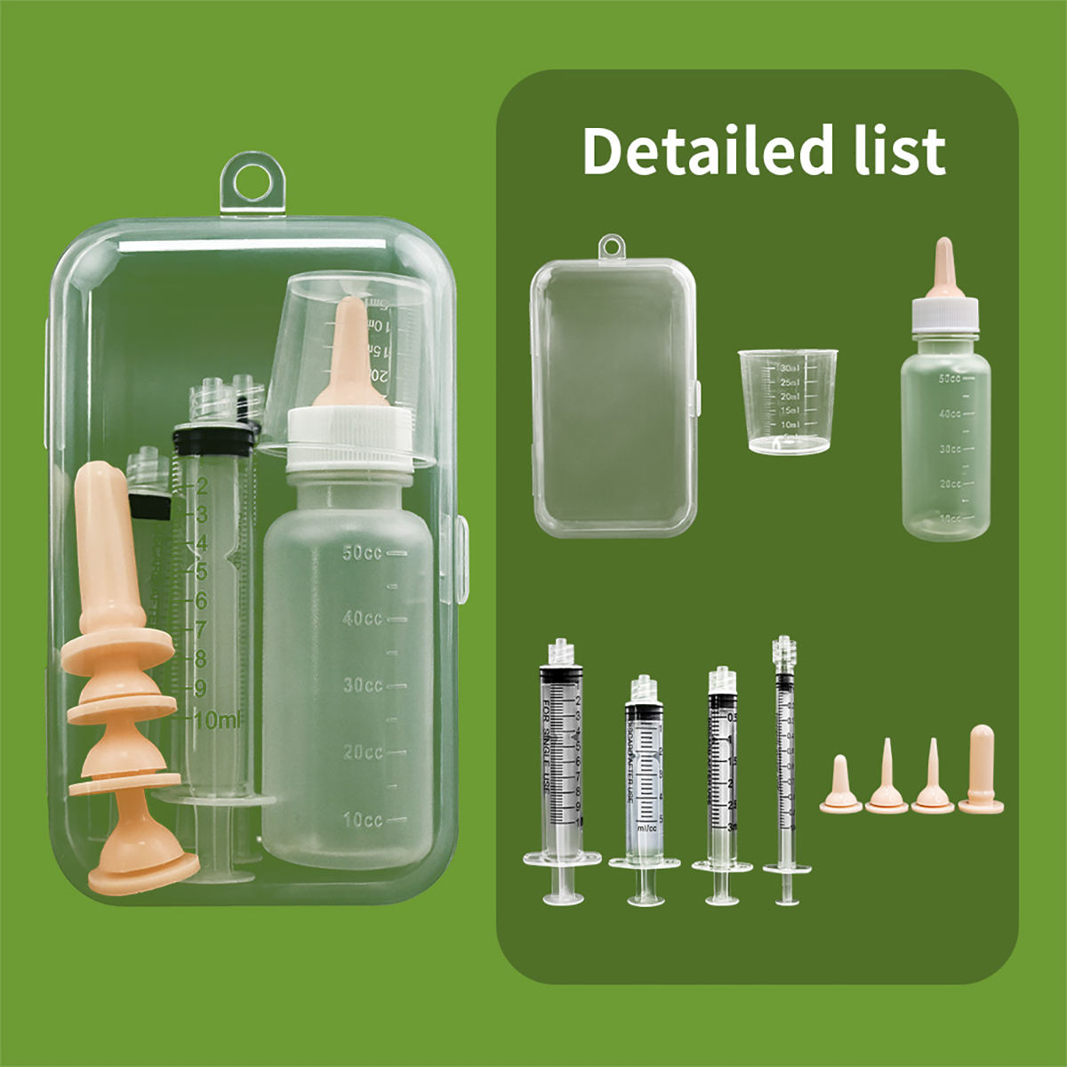 จุกนมสีชมพู-1 3 5 10มล. หัวตรง