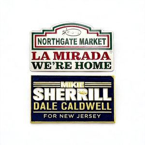 Pin de Solapa de Metal Antiguo Personalizado con Diseño de Monumento de <span class=keywords><strong>la</strong></span> Ciudad de Northgate <span class=keywords><strong>La</strong></span> Mirada, Ideal como Regalo o Souvenir Comunitario - Product Image 1