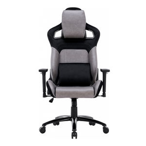 2025 sedia da gioco ergonomica regolabile grigio nero 3D braccioli reclinabili massaggio pieghevole supporto lombare girevole - Product Image 2