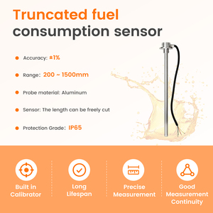 Moray me502 có thể được cắt tự do nhôm nhiên liệu hệ thống giám sát điện dung đo mức nhiên liệu cảm biến mức chất lỏng - Product Image 2