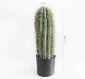 Plante Artificielle Grande Taille Pas Chère, Plantes Artificielles Suspendues pour Extérieur, Petits Poteaux Muraux, Cactus Artificiel avec Fleur - Product Image 2