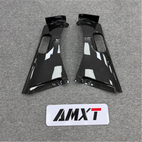Revêtement de panneau de porte latéral en fibre de carbone sèche pour McLaren 570S 600LT, paire de garnitures de porte gauche et droite