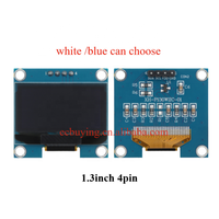 Nouvel écran OLED de 1,3 pouces, module d'affichage LCD 128*64 128x64, lecteur SH1106, 4 broches, 7 broches, couleur blanc bleu
