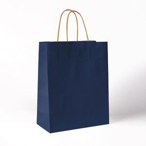 Bolsa de Papel Kraft para Llevar Comida Rápida con Asas, Diseño de Logotipo Personalizado, Imprime Tu Propio Logotipo, Bolsa de Compras - Product Image 4