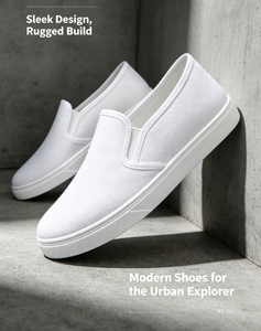 White Canvas Slip On Sneakers Breathable Casual Vulcanized Shoes Round Toe Low <b>Top</b> <b>Walking</b> Footwear - Product Image 1