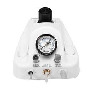 Unit Turbin Gigi Portabel 2/4 Lubang Sederhana, Bekerja Dengan Kompresor Udara, Jarum Suntik 3 Arah, Cangkang Plastik, Peralatan Kedokteran Gigi - Product Image 2