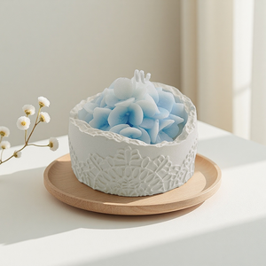 Regalos creativos hechos a mano mini velas flor aromaterapia decoración creativa velas perfumadas - Product Image 1