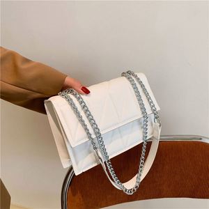I-0361 New Fashion Women's Handbag Large Capacity <b>Crossbody</b> Shoulder <b>Bag</b> Lattice Pattern Designer Square <b>Bags</b> - Product Image 1