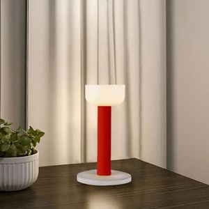 Hiện Đại Bắc Âu LED Bàn Đèn Sang Trọng Tối Giản Thiết Kế Nhôm Bảng Ánh Sáng Cho Phòng Ngủ Bán Buôn E26 Cơ Sở - Product Image 3