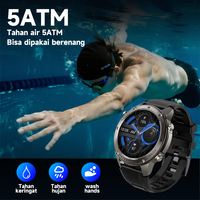 2026 1,43 Zoll AMOLED Sport GPS Wasserdichte Smartwatch BT-Anruf Höhenmesser Kompass Android iOS BZ-DM56 5BAR