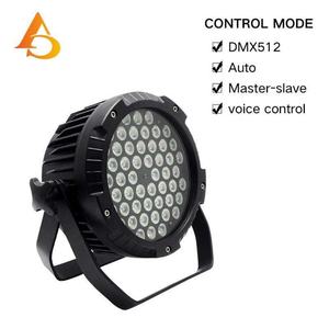 Luz LED Par de un Solo Color, Impermeable, 54 Piezas de 3W, Luz Par RGBW para Exteriores, para Escenarios - Product Image 3