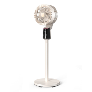 Ventilador de Piso Retráctil de 12 Velocidades con Temporizador de 12 Horas, Control Remoto por Voz, Circulación de Aire, Pantalla Táctil Eléctrica - Product Image 1