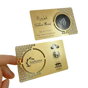 Medalla de Acero Inoxidable con Logotipo Personalizado, NFC, Nombre Comercial, VIP, Fidelización, Chapado en Oro de 24K, Bloqueo RFID, Caja de Regalo - Product Image 5