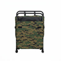 Chaise de plage camouflage robuste et moderne avec dossier haut, pliable et portable, siège camouflage robuste pour l'extérieur