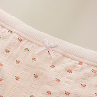 Culottes en coton pour femmes, style string, taille basse, sexy, respirantes, avec mini nœud, pour jeunes femmes, vente en gros sous marque privée