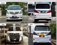 Bodykit pour Alphard Vellfire Anh20 Mise à niveau vers Alphard Anh35 2023 pour Alphard Accessoires Phare 3 yeux LED Plug and Play
