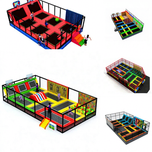 Trampolines de sol pour enfants, attractions de jeux gonflables, trampolines de saut à l'élastique, trampolines d'intérieur - Product Image 1