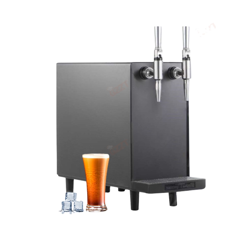 Schnelle Kühlung einfache Bedienung Nitro Cold Brew Kaffee Getränk Kegerator Spender mit Stickstoffentferner Stickstoff-Kaffeemaschine