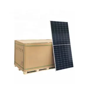 Jinko panel solar bifacial de media celda 605W 610W 615W 620W 625W paneles solares de doble vidrio para invernadero