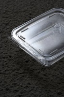 Boîte transparente anti-effraction jetable en PET pour sandwichs, pizzas, gâteaux, salades, emballages à emporter