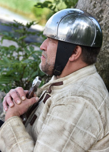 Casco Secret Helmet II de Alta Calidad, Hecho a Mano en Acero al Carbono con Forro de Cuero, Estilo Medieval, Decoración de Armadura Oculta - Product Image 6
