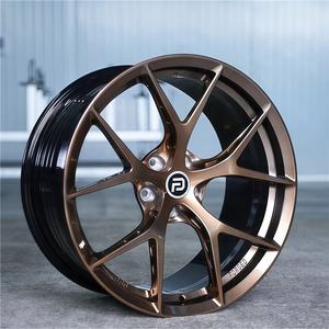 Rueda de Aleación de Aluminio Premium en Stock, Diseño Hueco DG Gold de 19 Pulgadas, PCD 5*112 ET35 para AUDI A5 A6 A7 A8 Q5 Q6 Q7 - Product Image 4