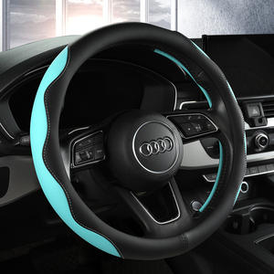 Nouveau couvre-volant en cuir F25 Nappa léger respirant évacuation de l'humidité ajustement serré <span class=keywords><strong>pour</strong></span> toutes les saisons utilisation générale de la <span class=keywords><strong>voiture</strong></span> - Product Image 1