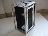 Piste de vitesse Réglable 355*320*563mm Antistatique HZ-2603 ESD Porte-Revues PCB Adapté aux besoins du client