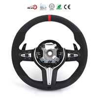 Volant de voiture M Sport à bande rouge pour BMW F06 F10 F11 F20 F21 F30 F31 F34 M3 F80 M4 F82 M2 F87 X5 E70 E71 E90 E92