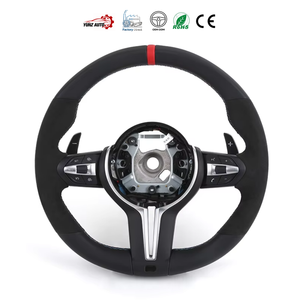 <span class=keywords><strong>Volant</strong></span> de voiture <span class=keywords><strong>M</strong></span> Sport en Alcantara rouge pour BMW F06 F10 F11 <span class=keywords><strong>F20</strong></span> F21 F30 F31 F34 M3 F80 M4 F82 M2 F87 X5 E70 E71 E90 E92 - Product Image 3