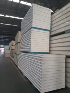 Puff Panel Polyurethane Foam PUR PIR PUFF Cold Room Storage Warehouse Insulation Sandwich Panels Eps Sandwich Panel Insulated