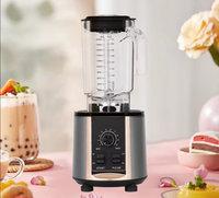Longyue 737 Modèle 2 en 1 Mixeur multifonctionnel 2L ABS 6 lames Style moderne Mélangeur domestique et hôtelier Presse-agrumes Smoothies glacés