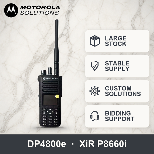 MOTOROLA Walkie Talkie DP4800E Portable Handheld DMR Communication UHF Radio VHF Radio Two Way Radio  Long Range Talkie Walkie