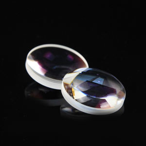 Lente de vidrio óptico de fábrica, lente asférica biconvexa de sílice fundida - Product Image 3