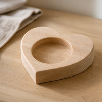 Favors de mariage en bois avec boîte cadeau, porte-bougies en bois en forme de cœur avec fleurs séchées pour mariage, fête prénuptiale, cadeaux de remerciement