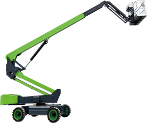 Nacelle élévatrice articulée électrique de 28,6 m avec articulations multi-sections et hauteur maximale de plateforme de 28,6 m - Product Image 2