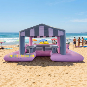 Bar de piscine gonflable commercial en PVC pour l'extérieur, tente de bar flottante gonflable pour adultes, idéal pour les événements dans le jardin et la cour. - Product Image 3