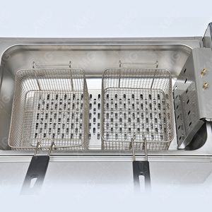 Freidora <span class=keywords><strong>de</strong></span> Sobremesa Comercial XMG, Freidora <span class=keywords><strong>de</strong></span> Acero Inoxidable <span class=keywords><strong>de</strong></span> Gran Capacidad con un Solo <span class=keywords><strong>Tanque</strong></span> - Product Image 2