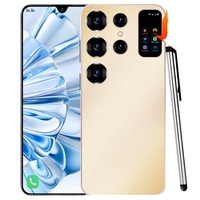 S27 Ultra Original G Android 12 Teléfono Móvil Inteligente con Pantalla Completa, 48MP+100MP LTE, Desbloqueo Facial